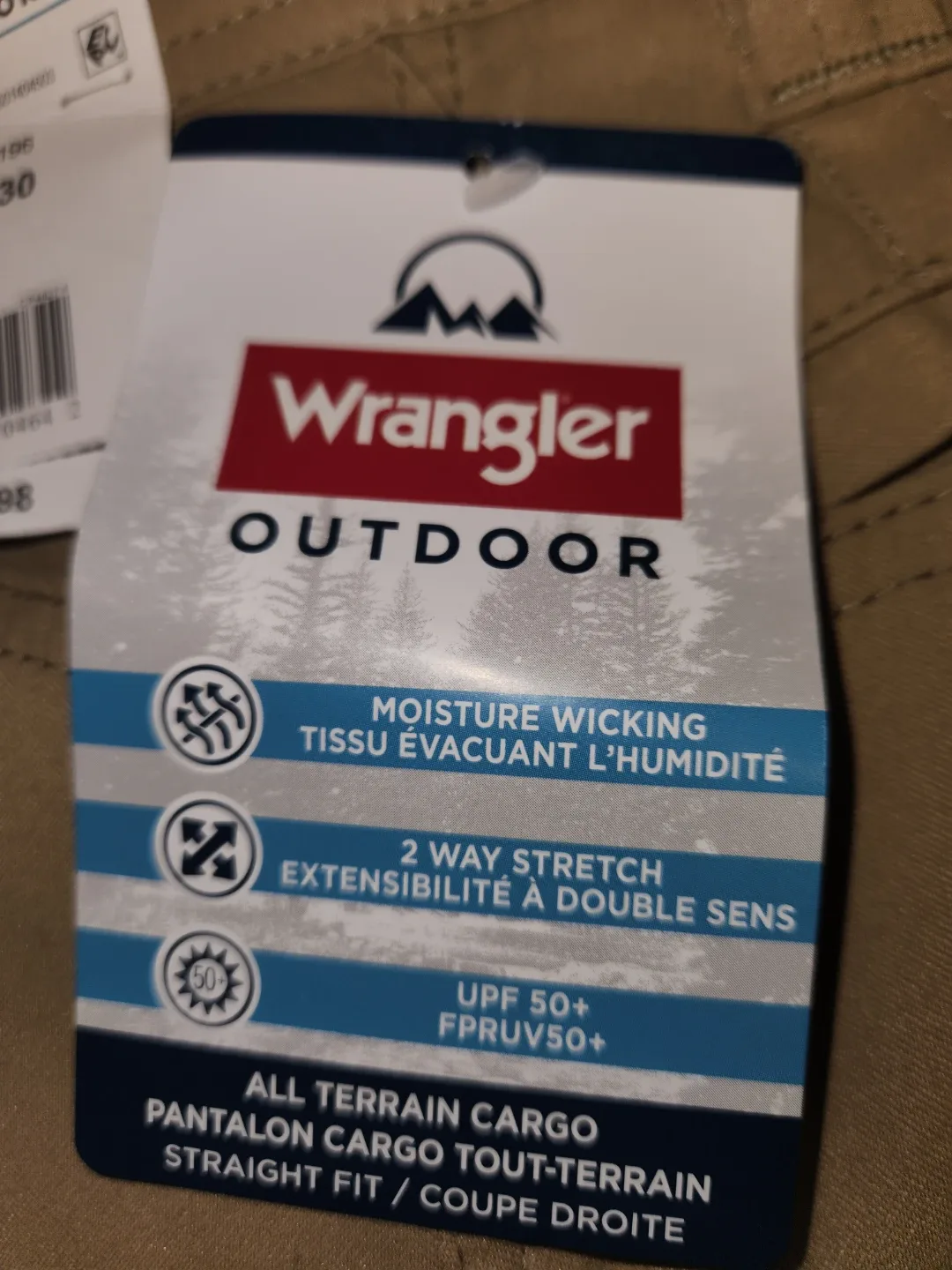 Men's Wrangler Pants with zippered pockets image indicator(4)