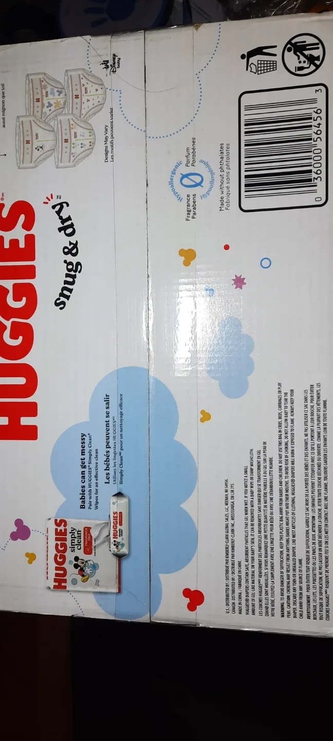 New Huggies Snug & Dry Size 3 Diapers - 168 Count image indicator(2)