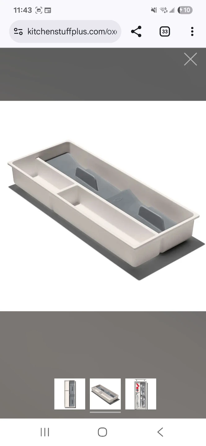 OXO Good Grips Compact Drawer Organizer - photo 3