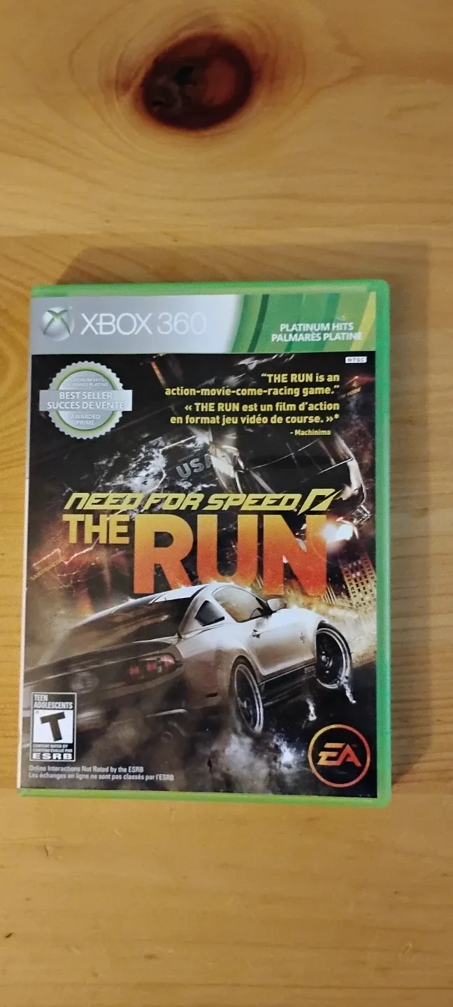 Need for speed the run for Xbox 360