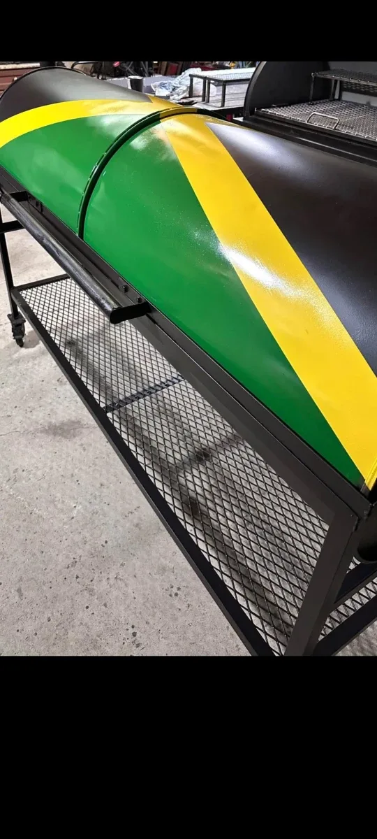 Custom Double Barrel Drum Grill image indicator(3)