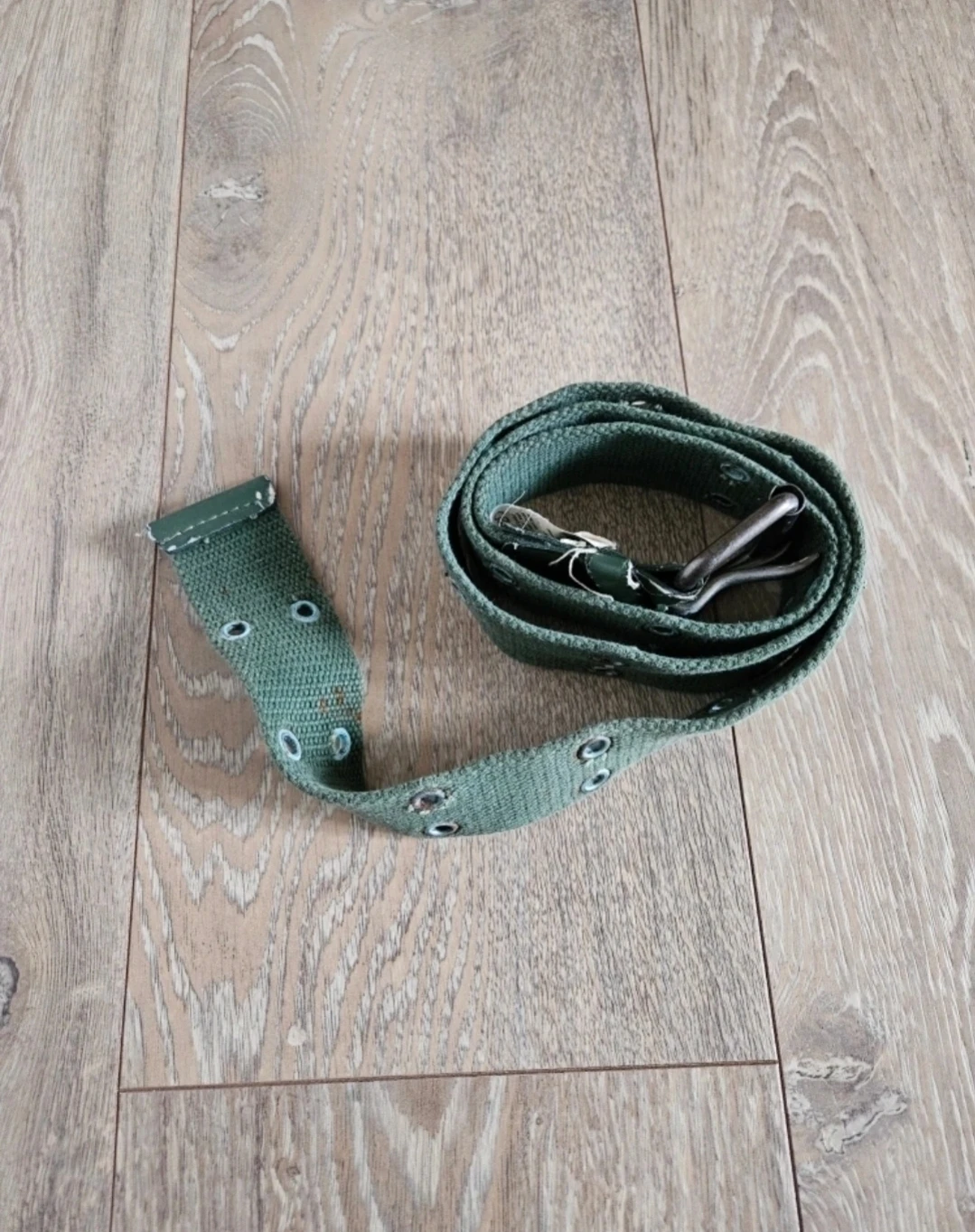 Green Canvas Belt