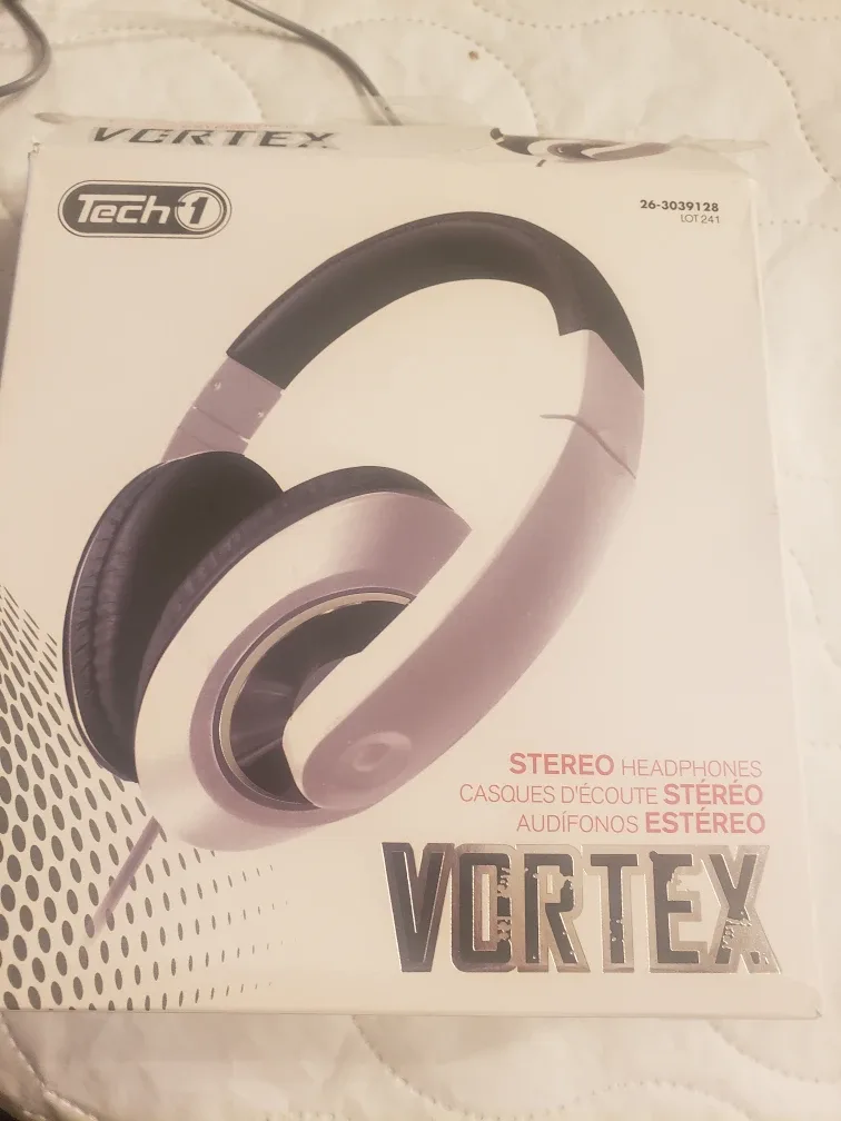 Tech 1 Vortex Stereo Headphones