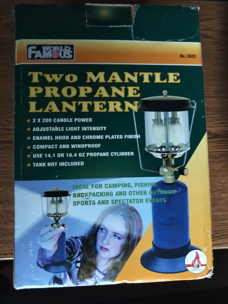 World Famous Two Mantle Propane Lantern