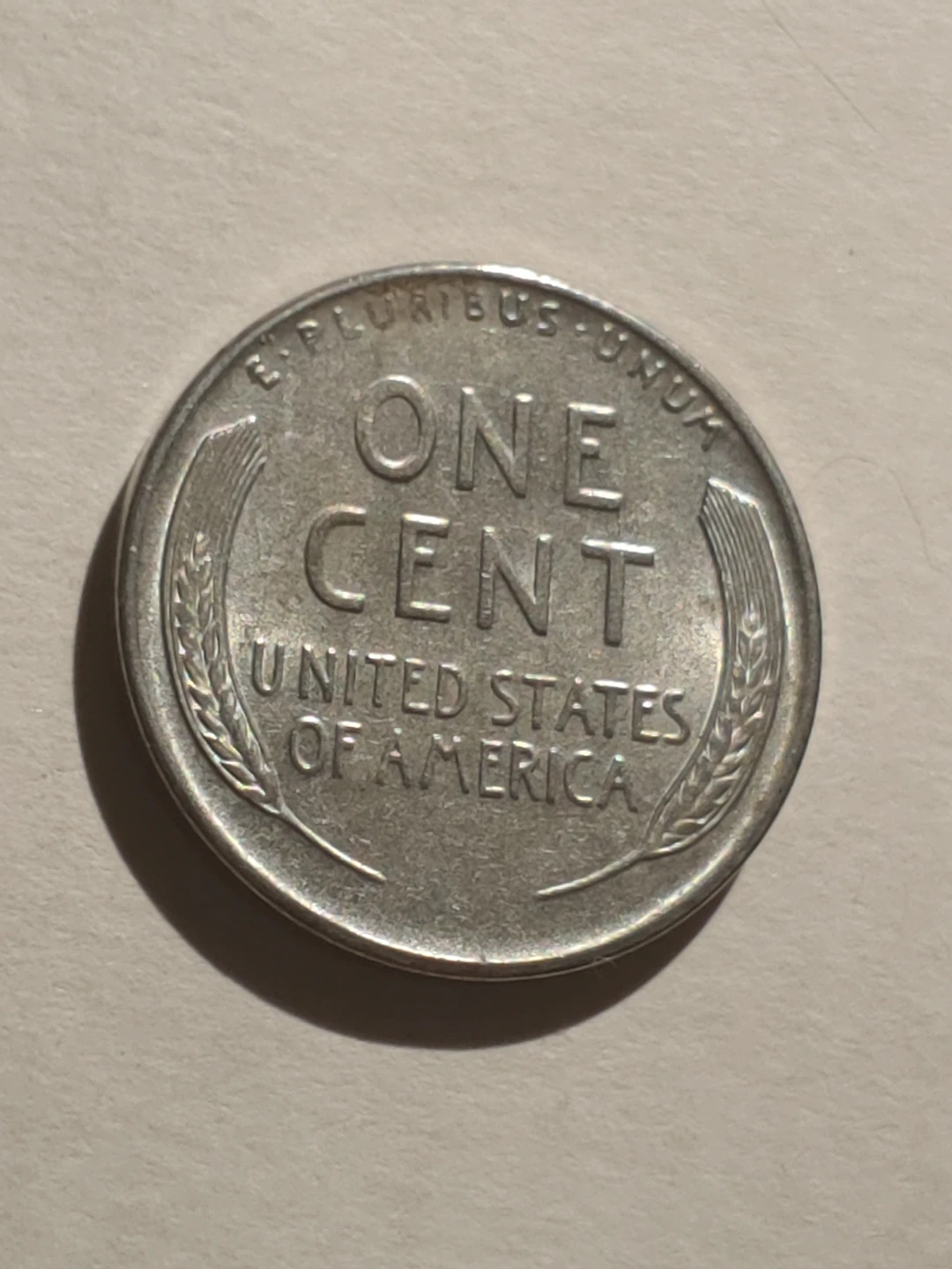 High Grade Original Steel US Lincoln Penny 1943 - photo 2