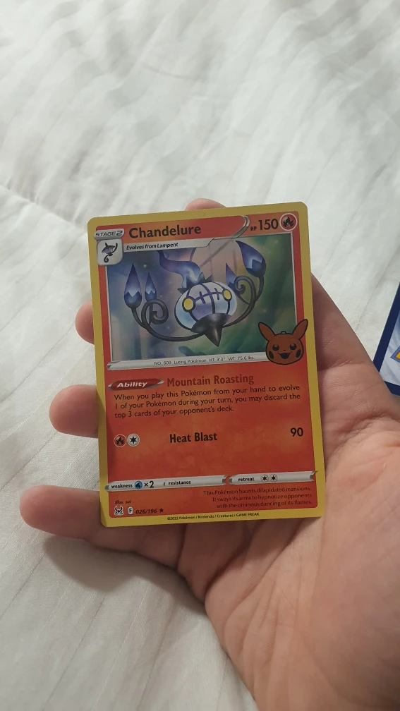 Chandelure Pokemon Card - photo 3