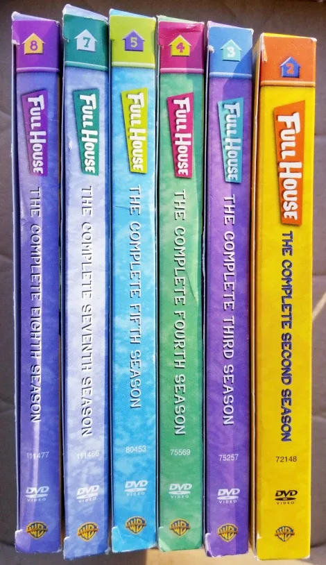 ☆ FULL HOUSE DVD SERIES COMPLETE SEASONS 2, 3, 4, 5, 7, 8!! ☆