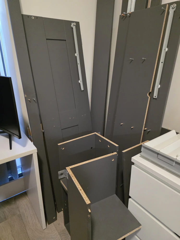 IKEA Brimnes Queen Bed Frame - Gray - photo 5