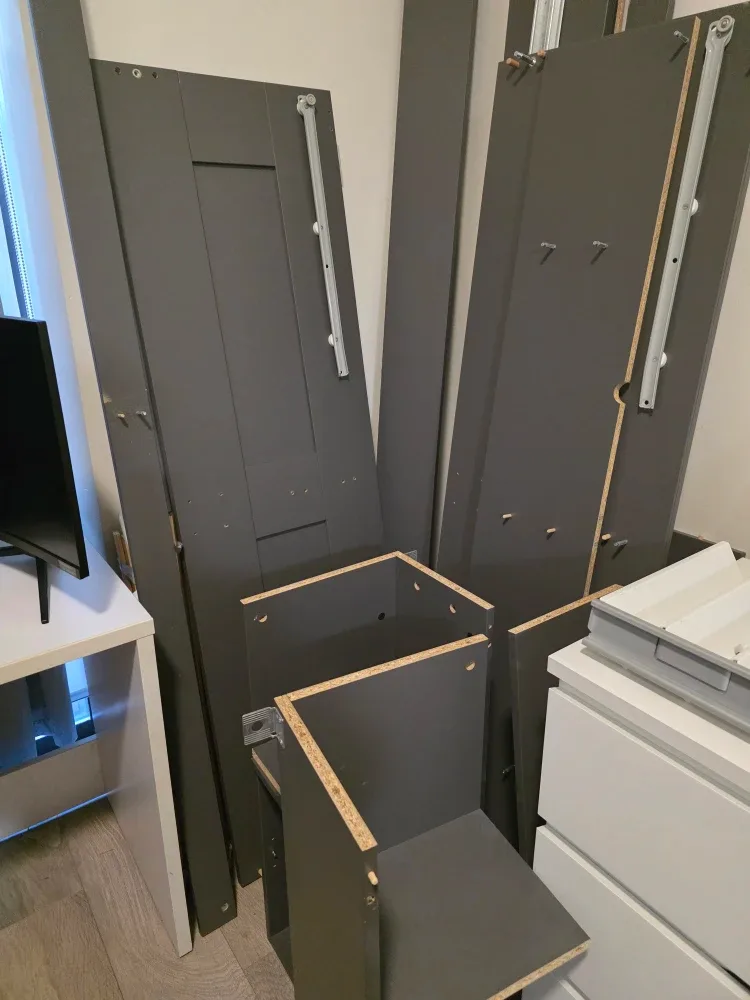 IKEA Brimnes Queen Bed Frame - Gray image indicator(5)