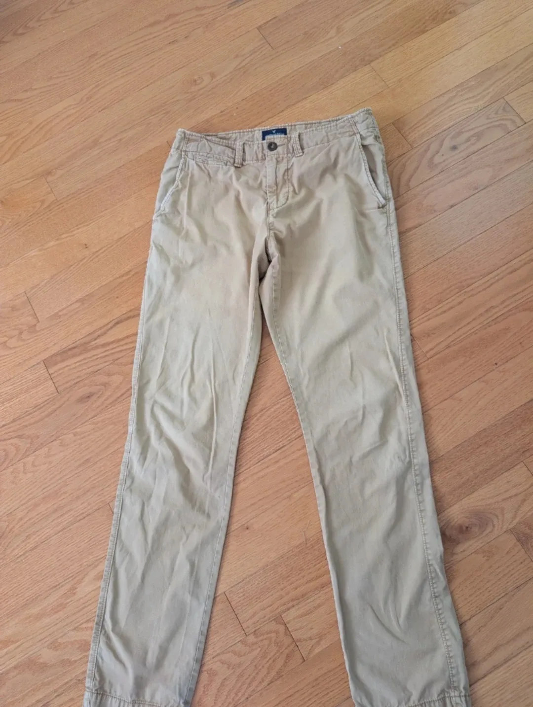 American Eagle Outfitters Slim Straight Khakis - 32/34 thumbnail
