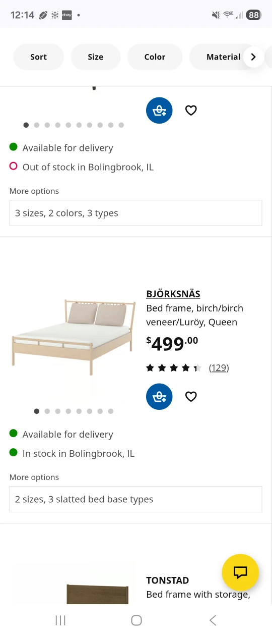 Ikea Bed frame Queen- Size. Urban Trundle Bed Full - Grey - photo 4
