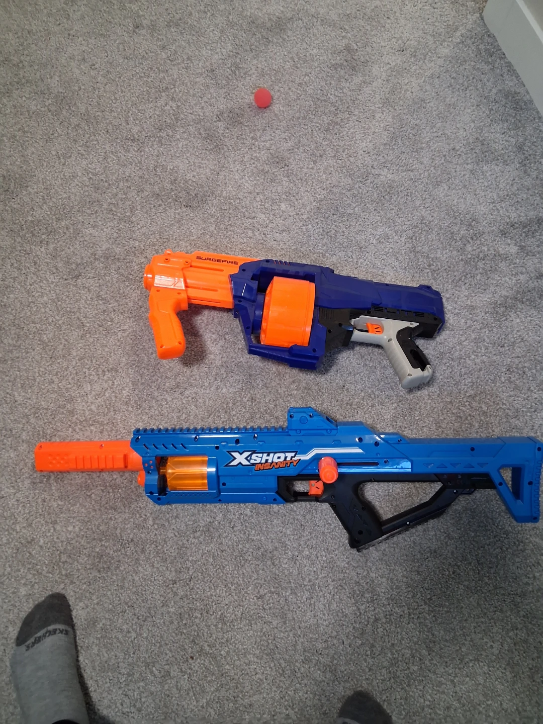 Nerf elite Surgefire & x shot berzerko