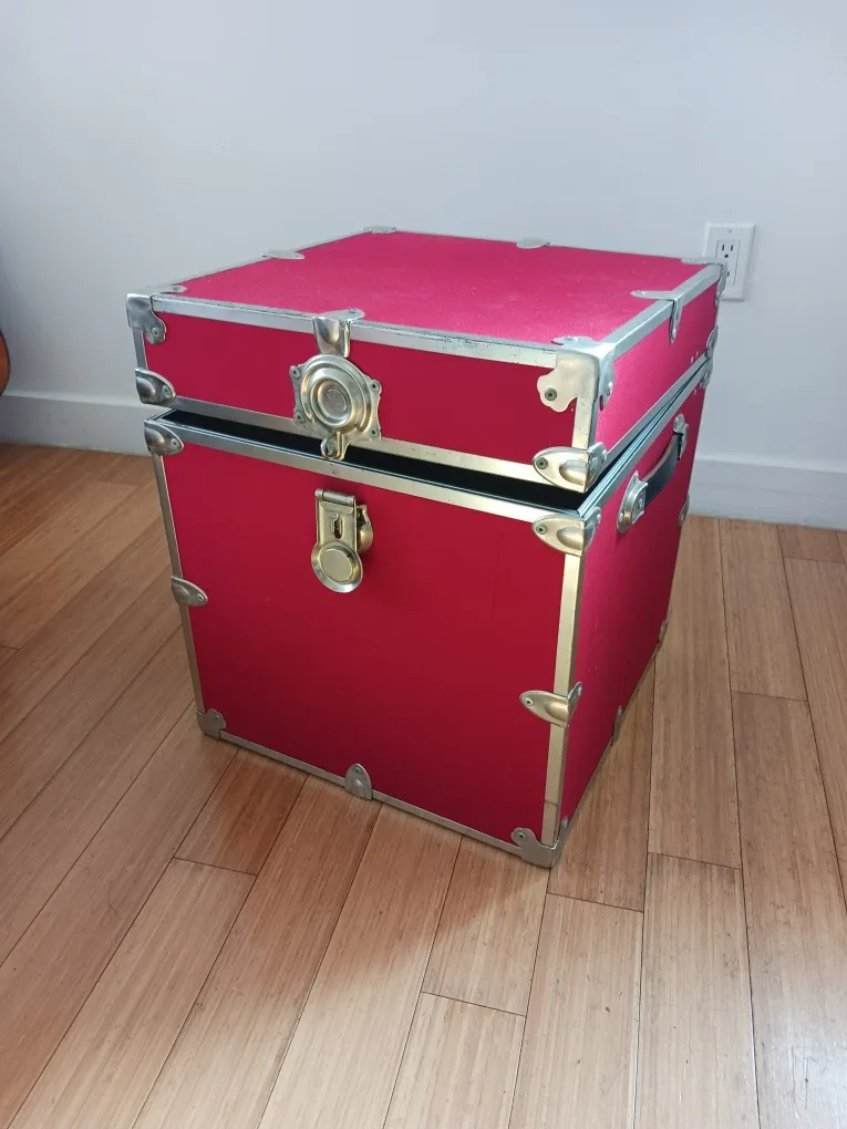 Large Red Rhino Storage Trunk – Heavy-Duty Chest | Made in USA