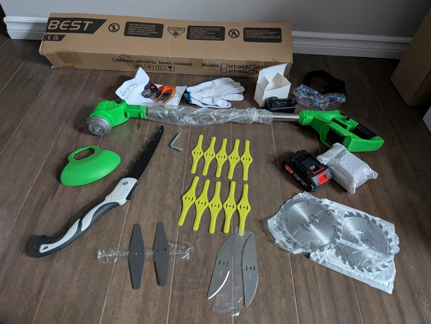 Brand New Battery Powered Weed Trimmer For Sale 🥕 image indicator(7)