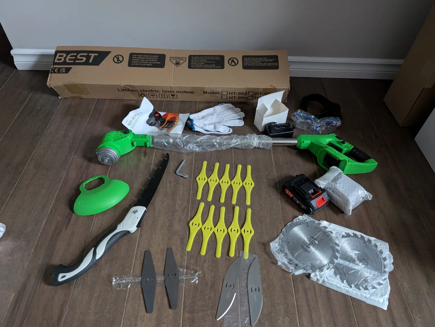 Brand New Battery Powered Weed Trimmer For Sale 🥕 image indicator(8)