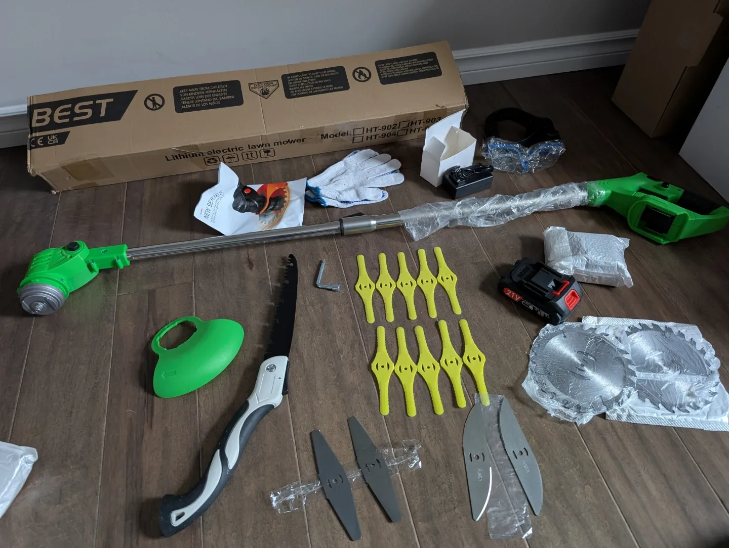 Brand New Battery Powered Weed Trimmer For Sale 🥕 image indicator(10)