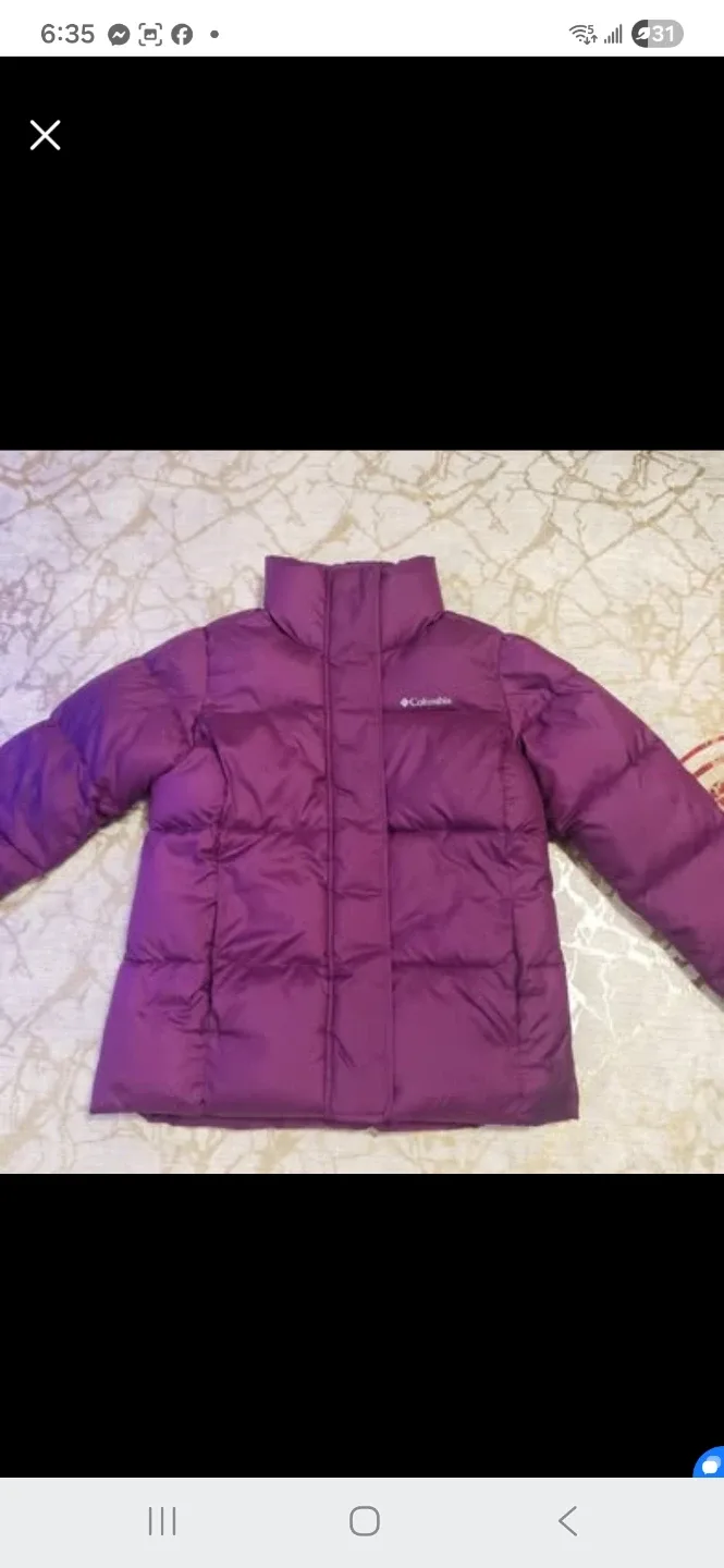 Brand new Women's Columbia Winter Puffer Jacket Purple