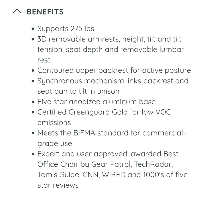 Branch Ergonomic Chair - Black image indicator(5)