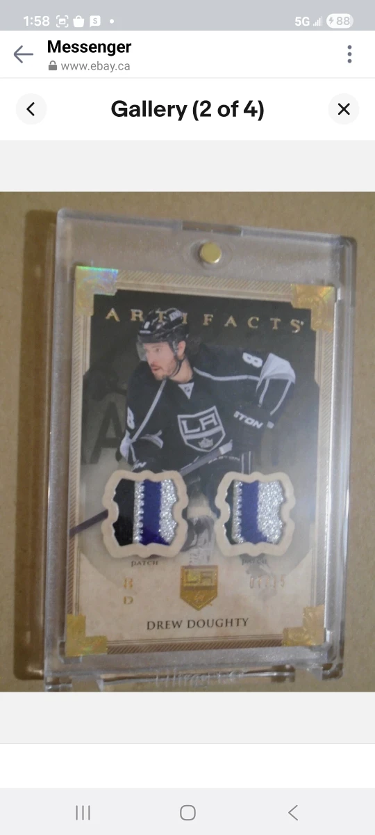 Drew Doughty Artifacts Hockey Card/ Los Angeles Kings patch - photo 2