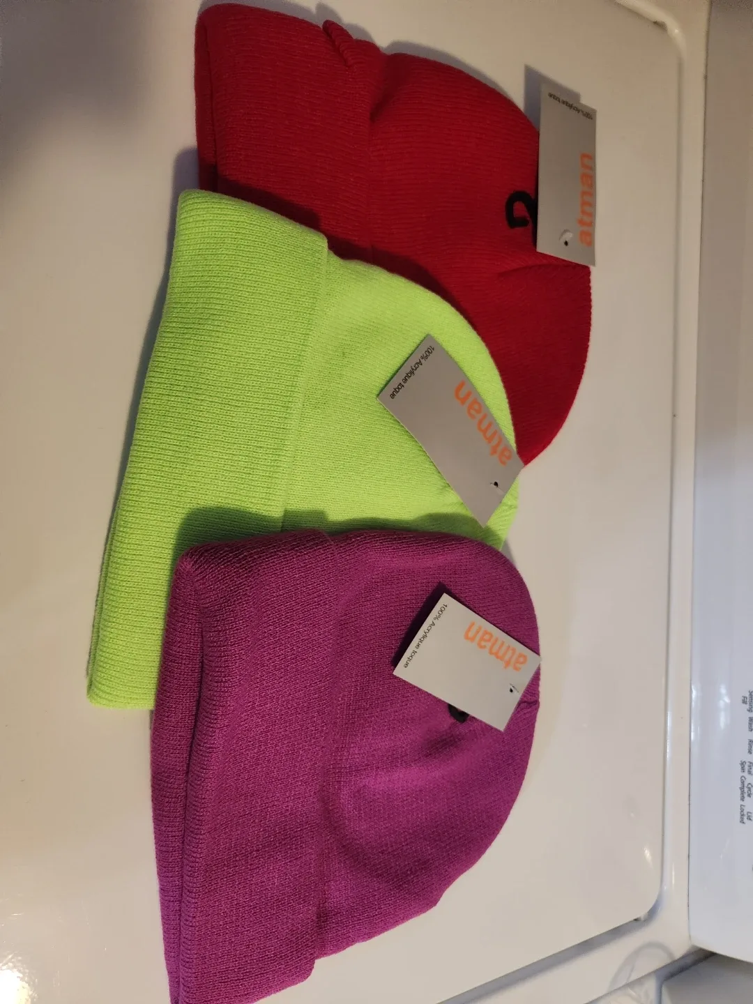 Atman Toque - Red, Green, Pink - New! image indicator(4)