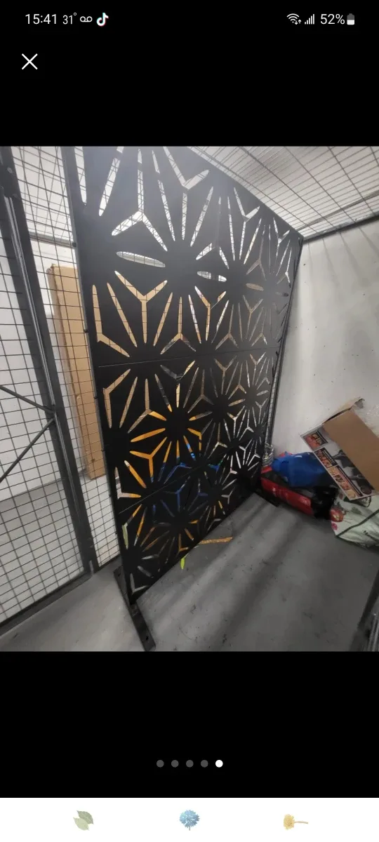Decorative Metal Privacy Screen