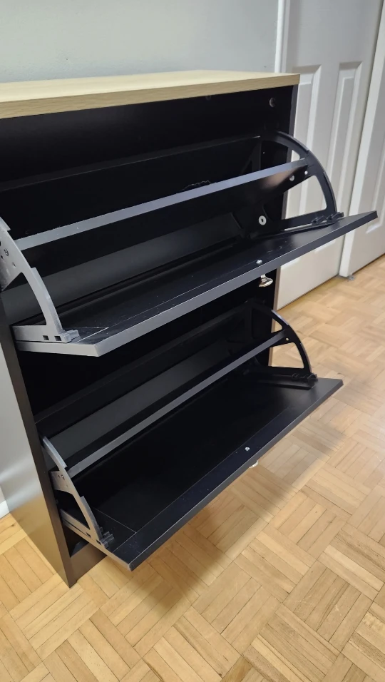 Shoe Cabinet 2-Flip Drawers *new - photo 4