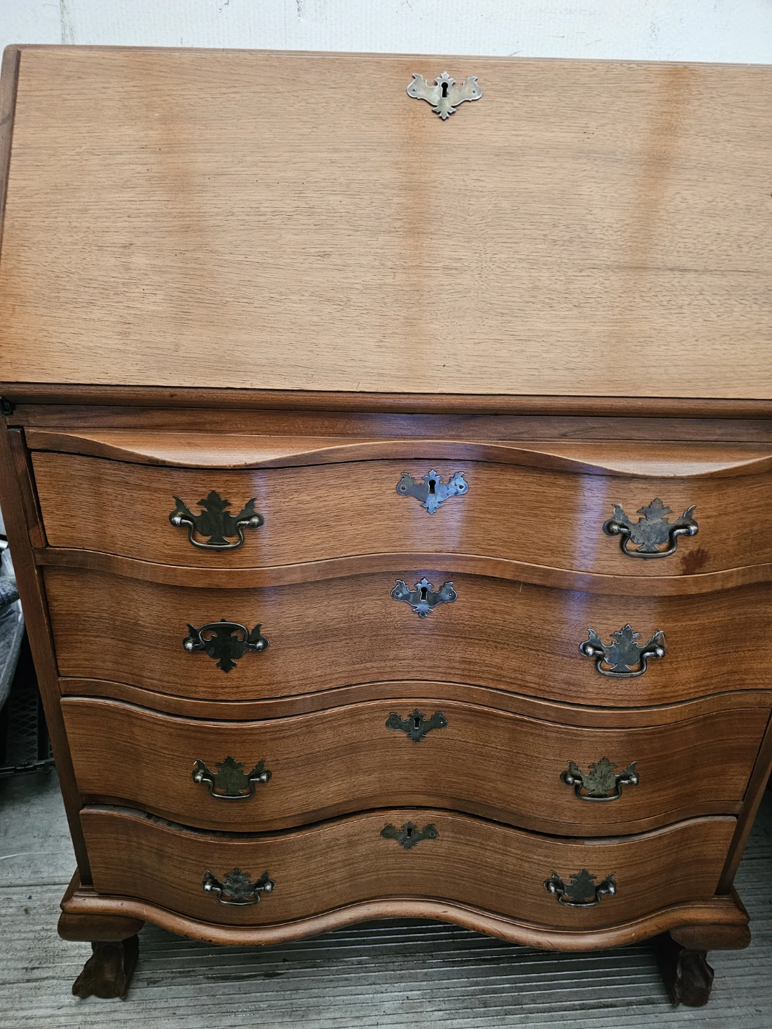 Antique Wooden Secretary Desk - photo 2