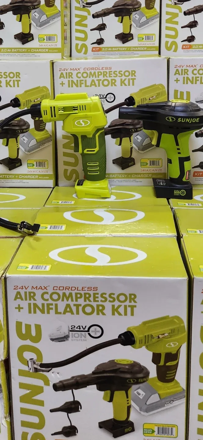 Sun Joe 24V Max Cordless Air Compressor + Inflator Kit thumbnail