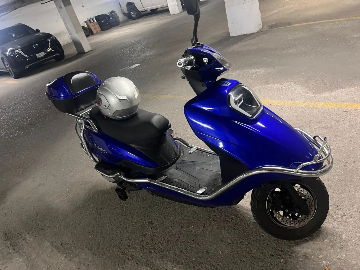 Blue Electric Scooter image indicator(2)