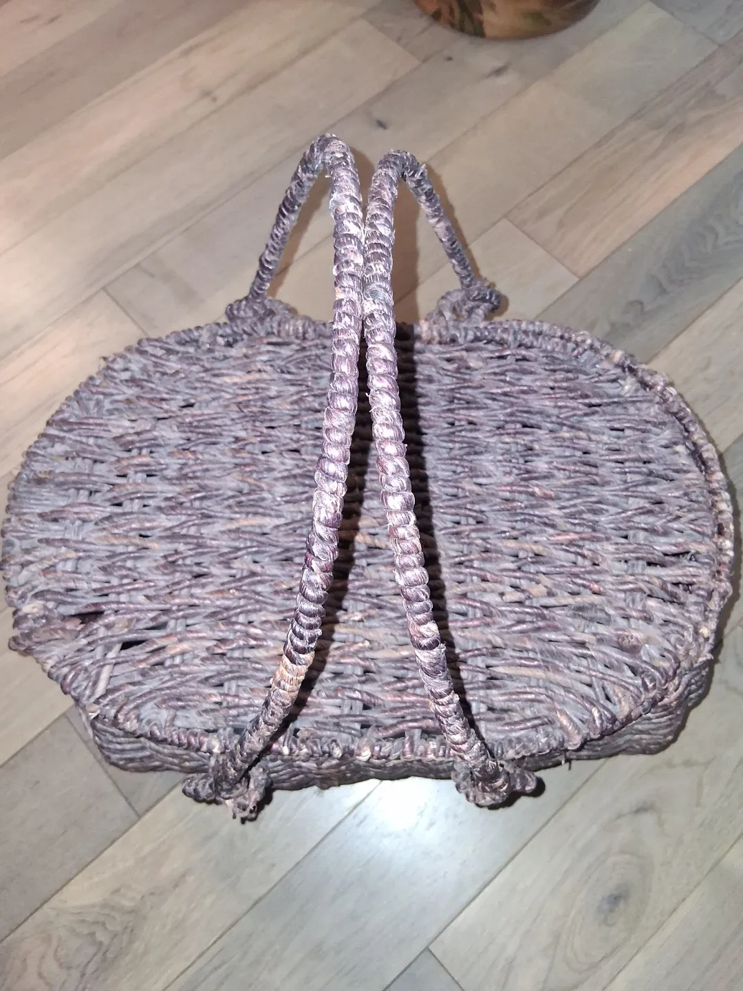 Wicker Basket with Lid