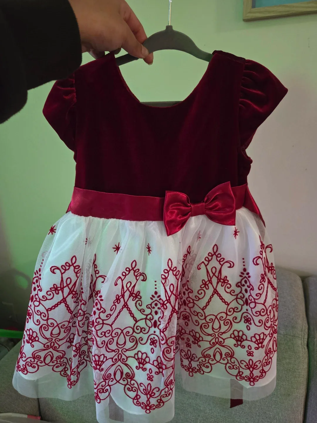 Red & White Holiday Dress