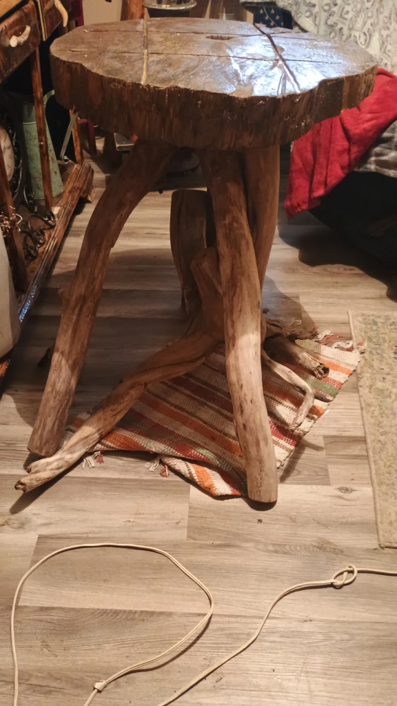 Unique Driftwood Accent Table - photo 2