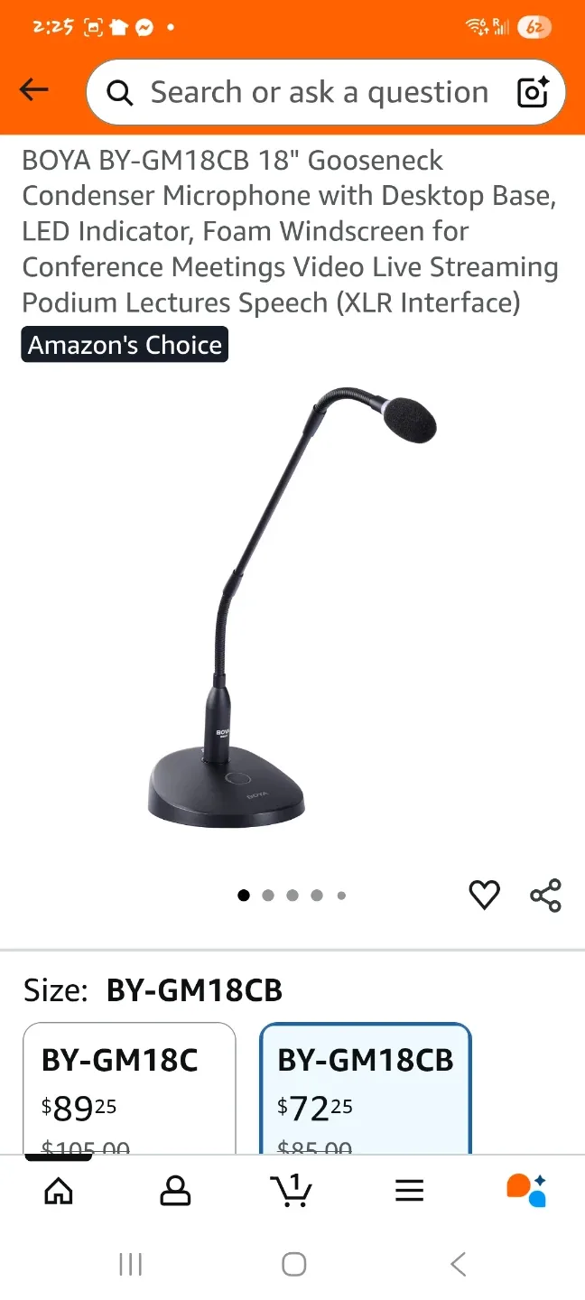 Gooseneck Condenser Microphone -NEW