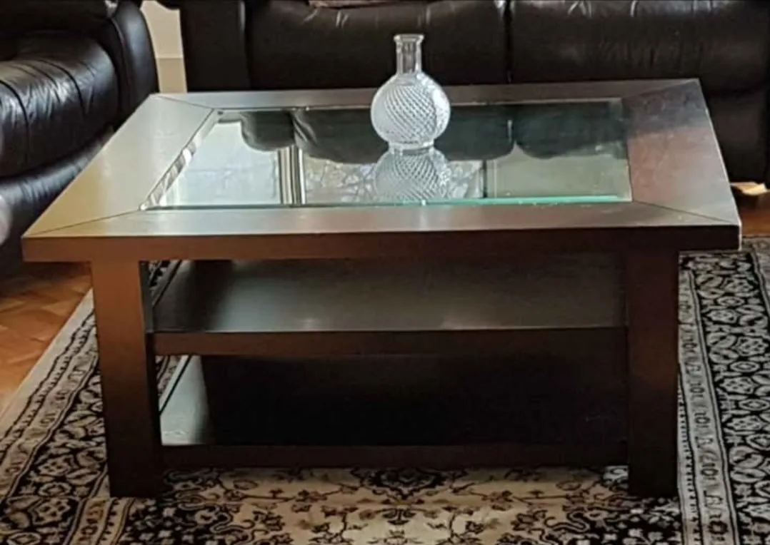 Glass Top Coffee Table