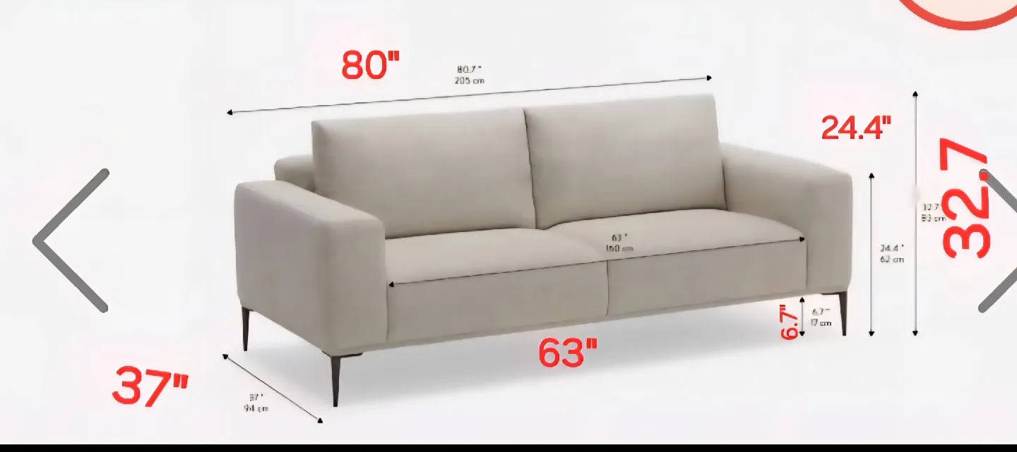 Modern Blue Sofa image indicator(9)