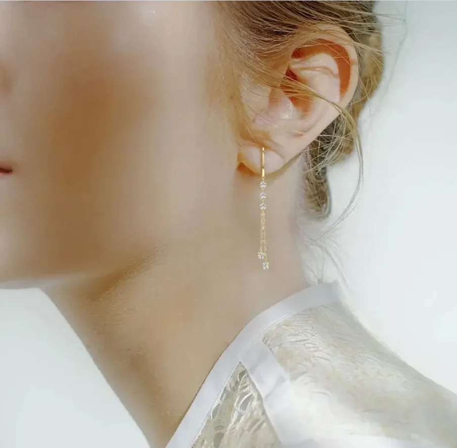 Earrings S925 Silver, Gold plated silver Earrings image indicator(6)