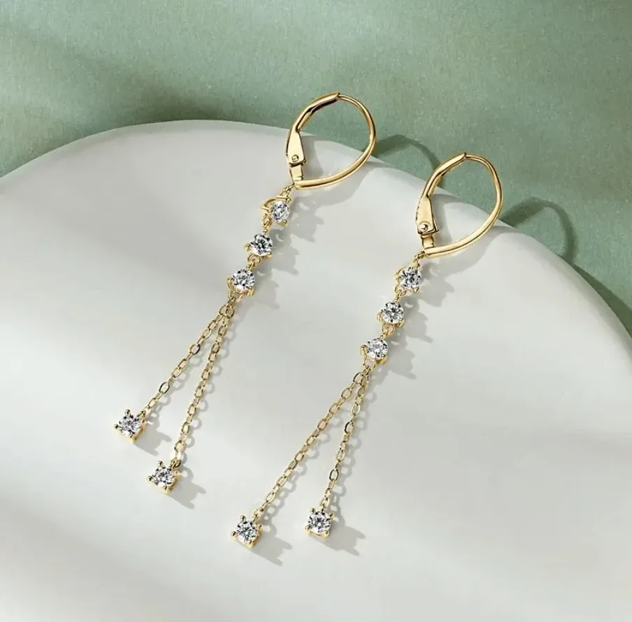 Earrings S925 Silver, Gold plated silver Earrings image indicator(8)