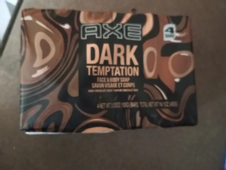 Axe Dark Temptation Face & Body Soap (4 Bars)