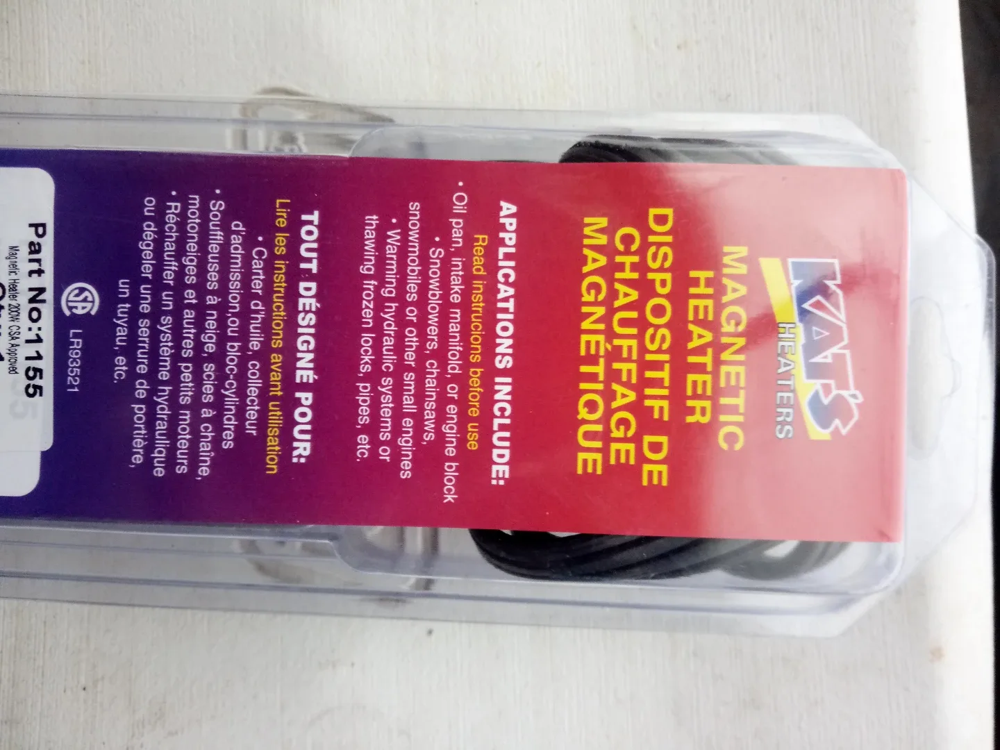 Kats Magnetic Heater 120V image indicator(5)