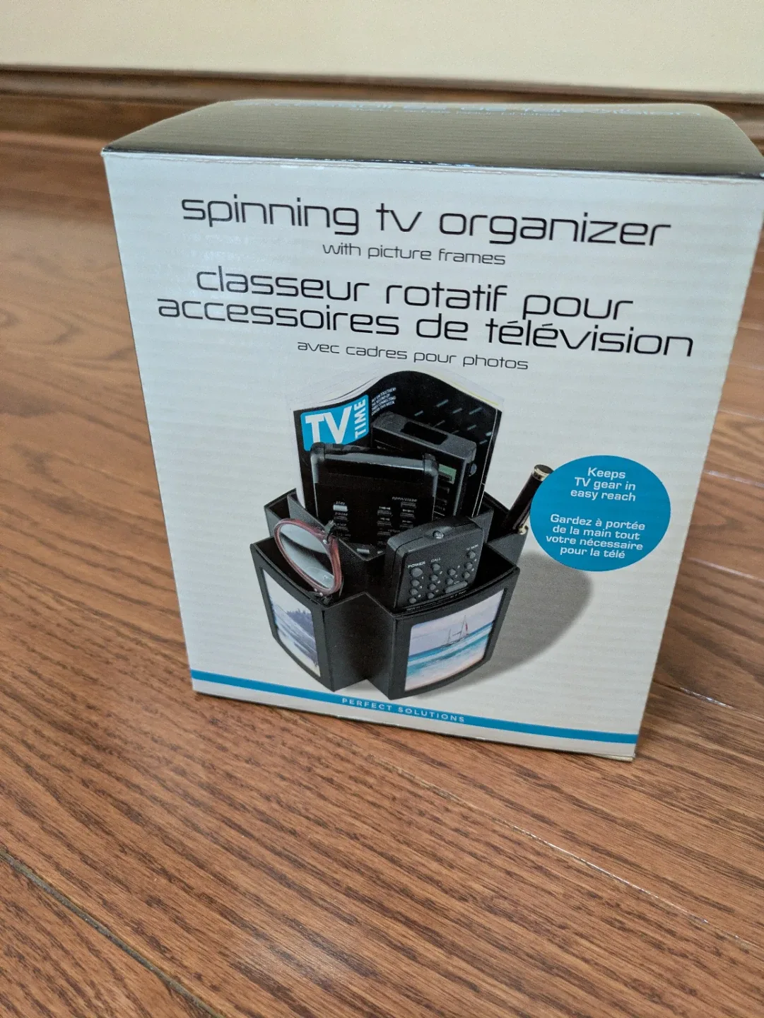 Perfect Solutions Spinning TV Organizer