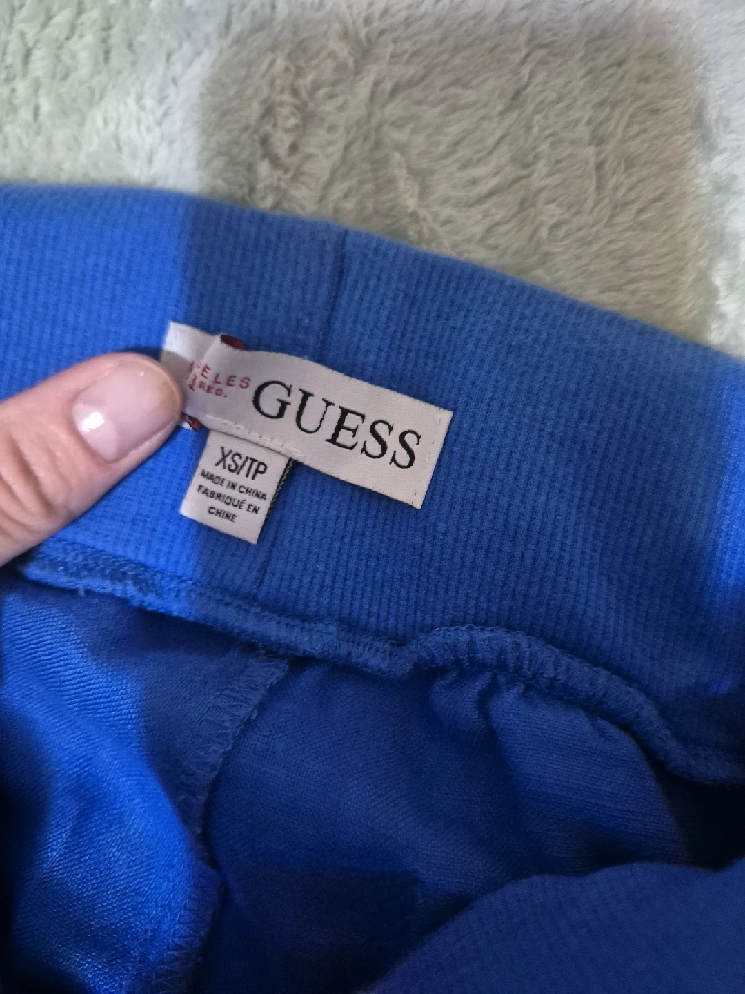 Guess Linen Pants - small - White & Blue - photo 2