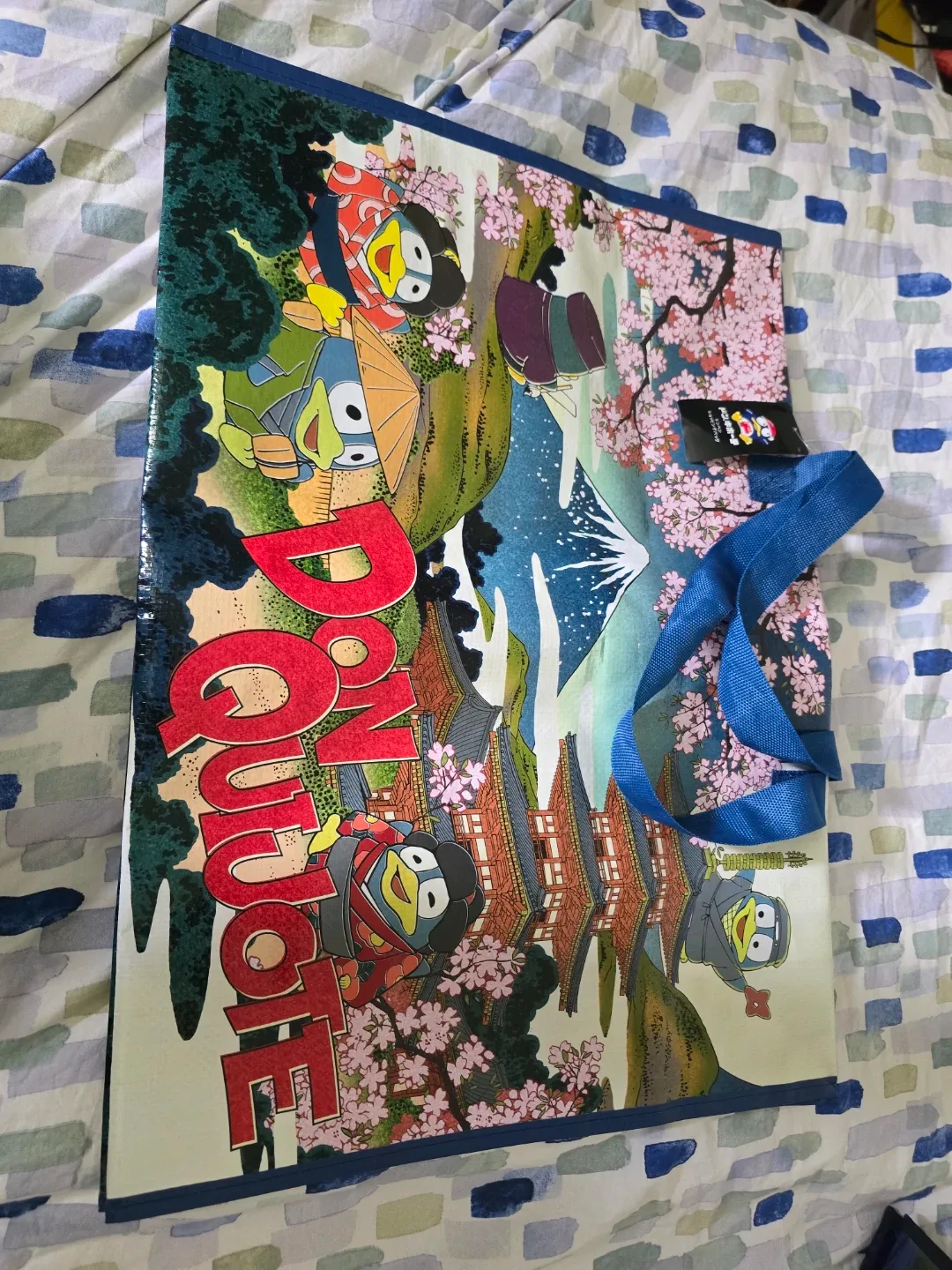 Don Quijote Reusable Shopping Bag BNWT Japan thumbnail
