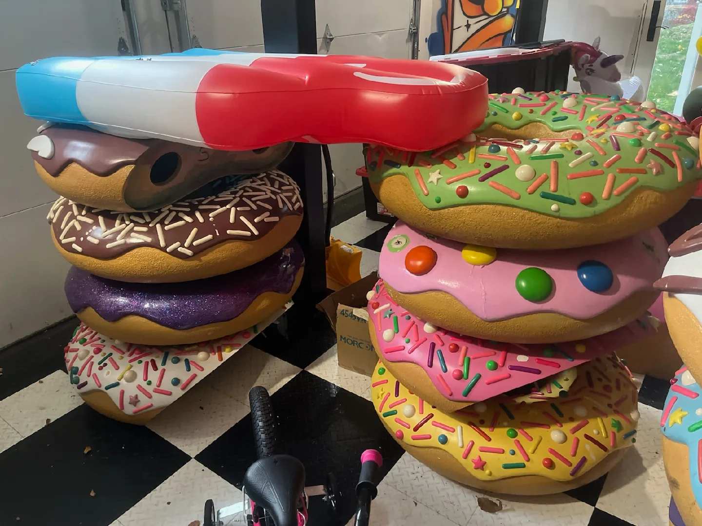 Giant Decorative Donuts - Fun & Unique!
