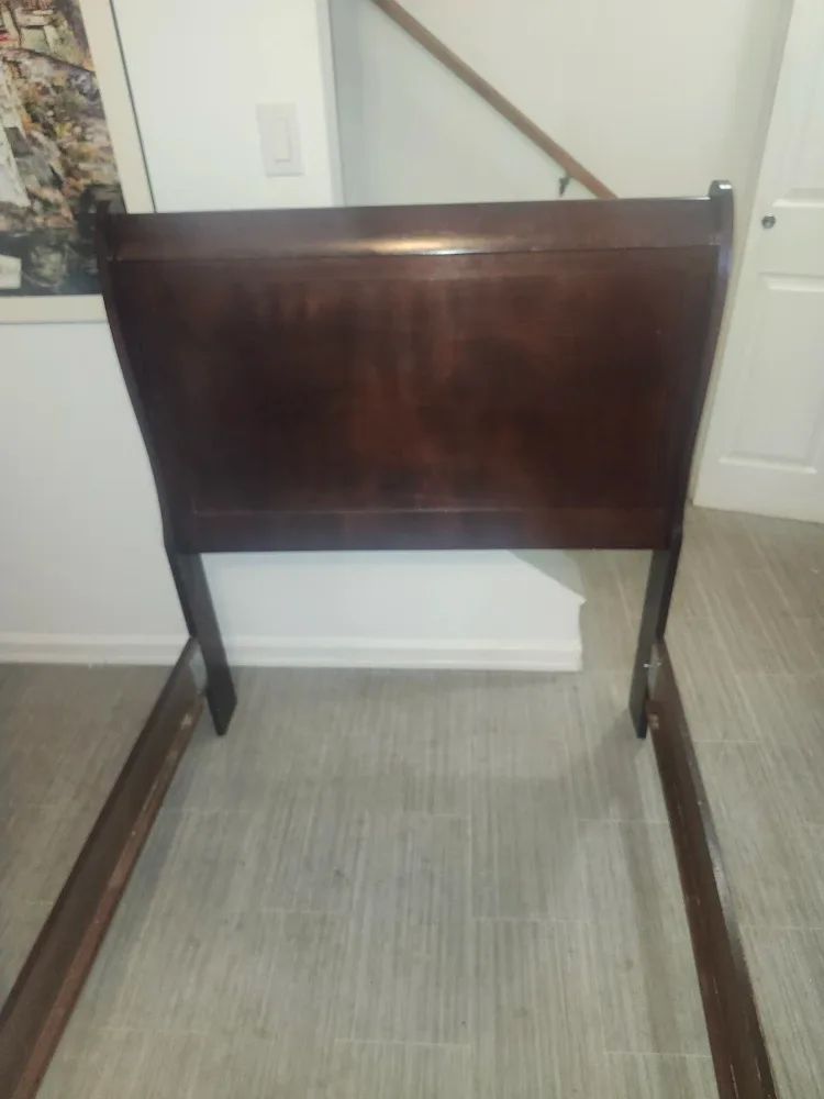 Dark Wood bed frame
