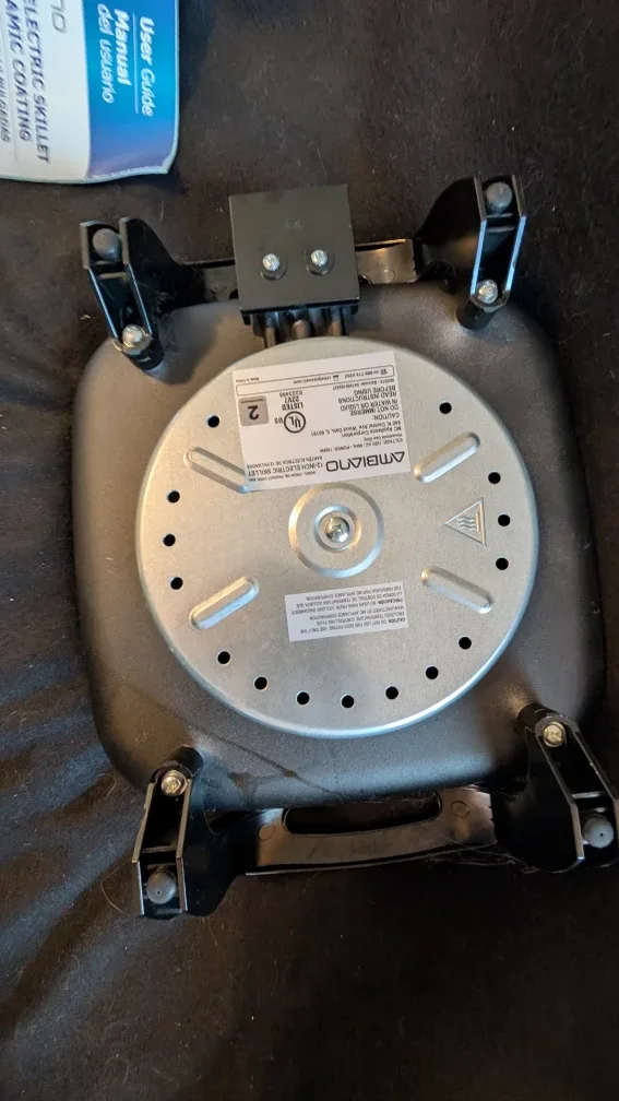 Ambiano 12-Inch Electric Skillet w/ Ceramic Coating image indicator(5)