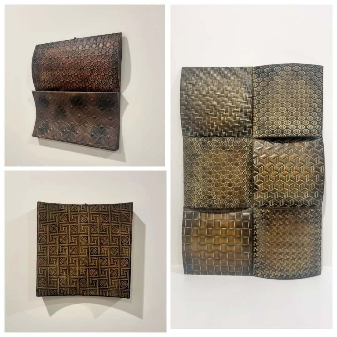 3 Decorative Metal Wall Panels