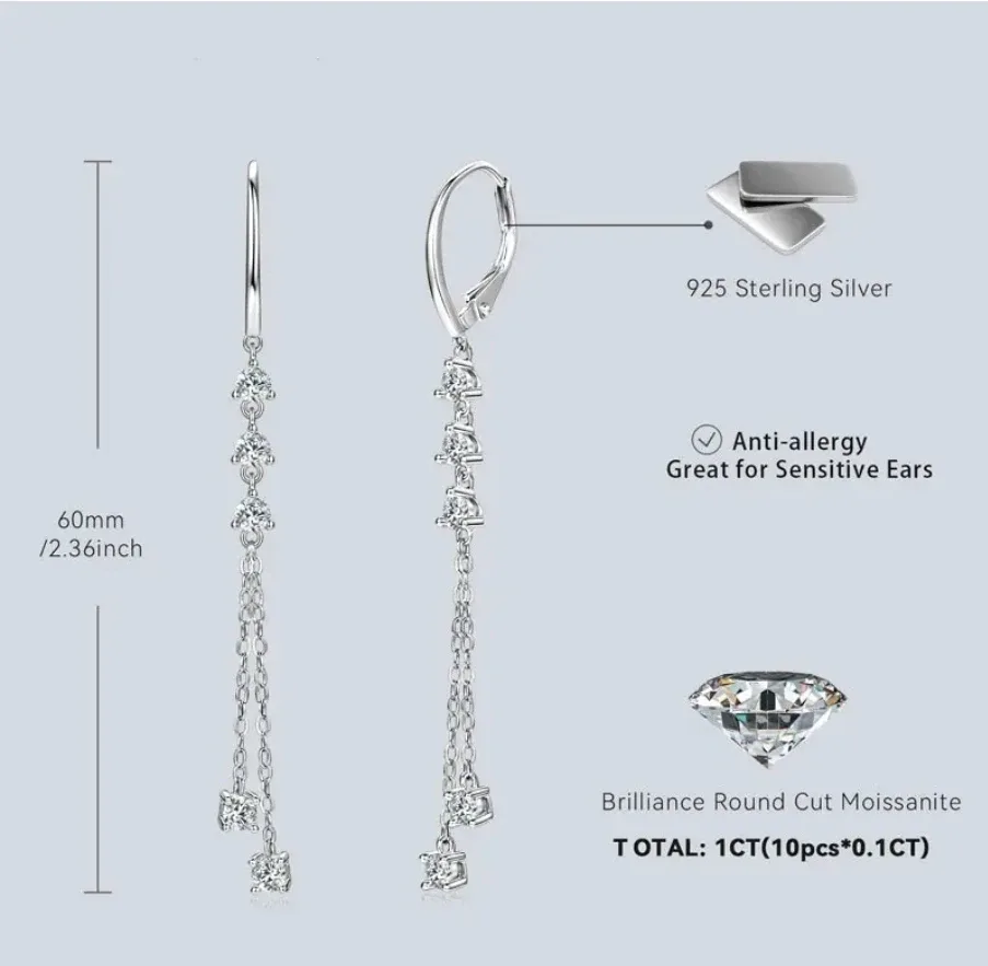 Earrings S925 Silver, Gold plated silver Earrings image indicator(3)