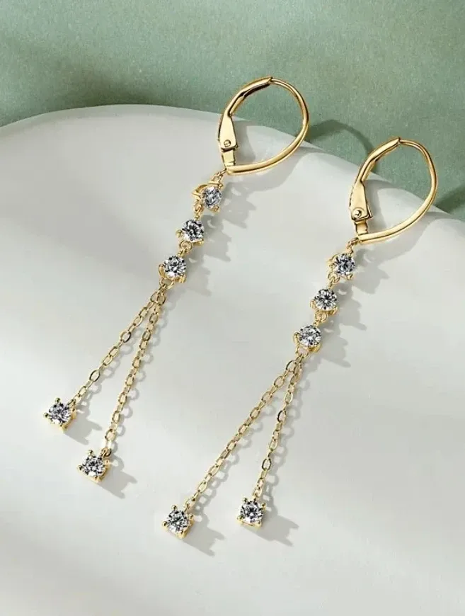 Earrings S925 Silver, Gold plated silver Earrings image indicator(7)