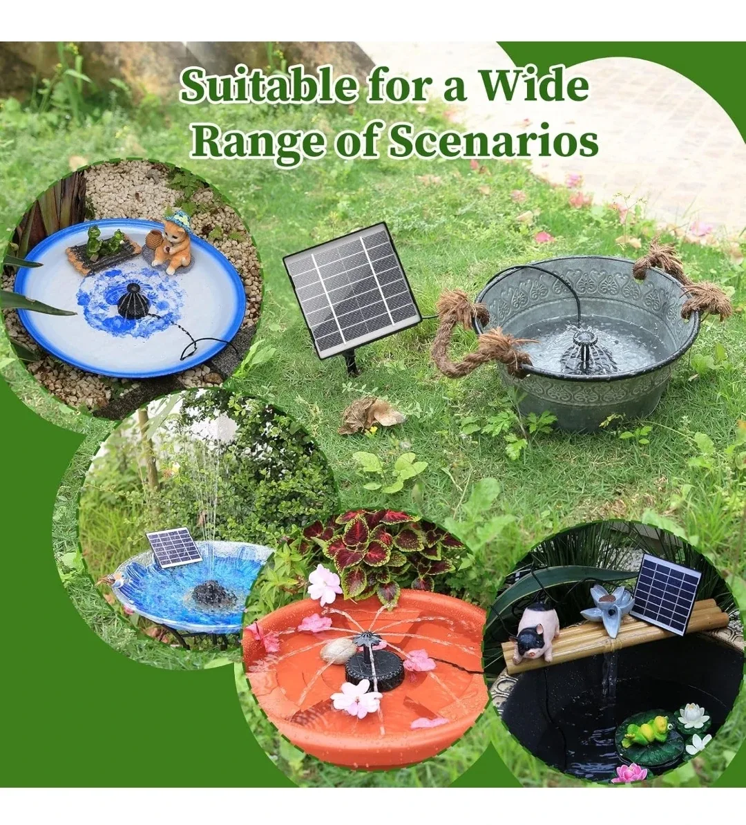 Solar Powered Fountain Pump Kit image indicator(3)