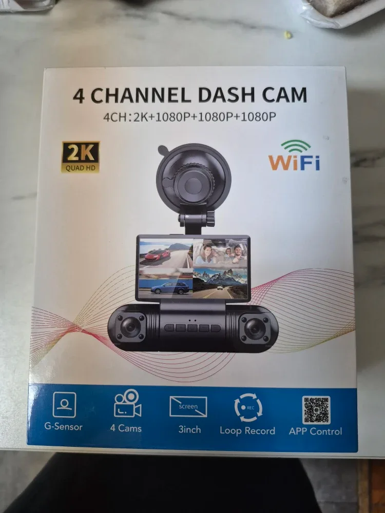 Enluk 4 Channel 2K Dash Cam - New in Box